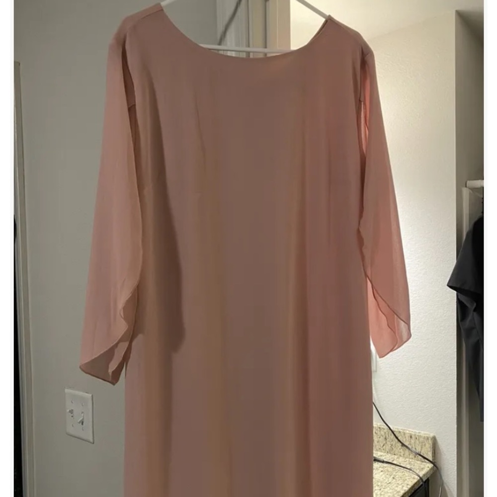 Grace Karin XL light pink swing dress